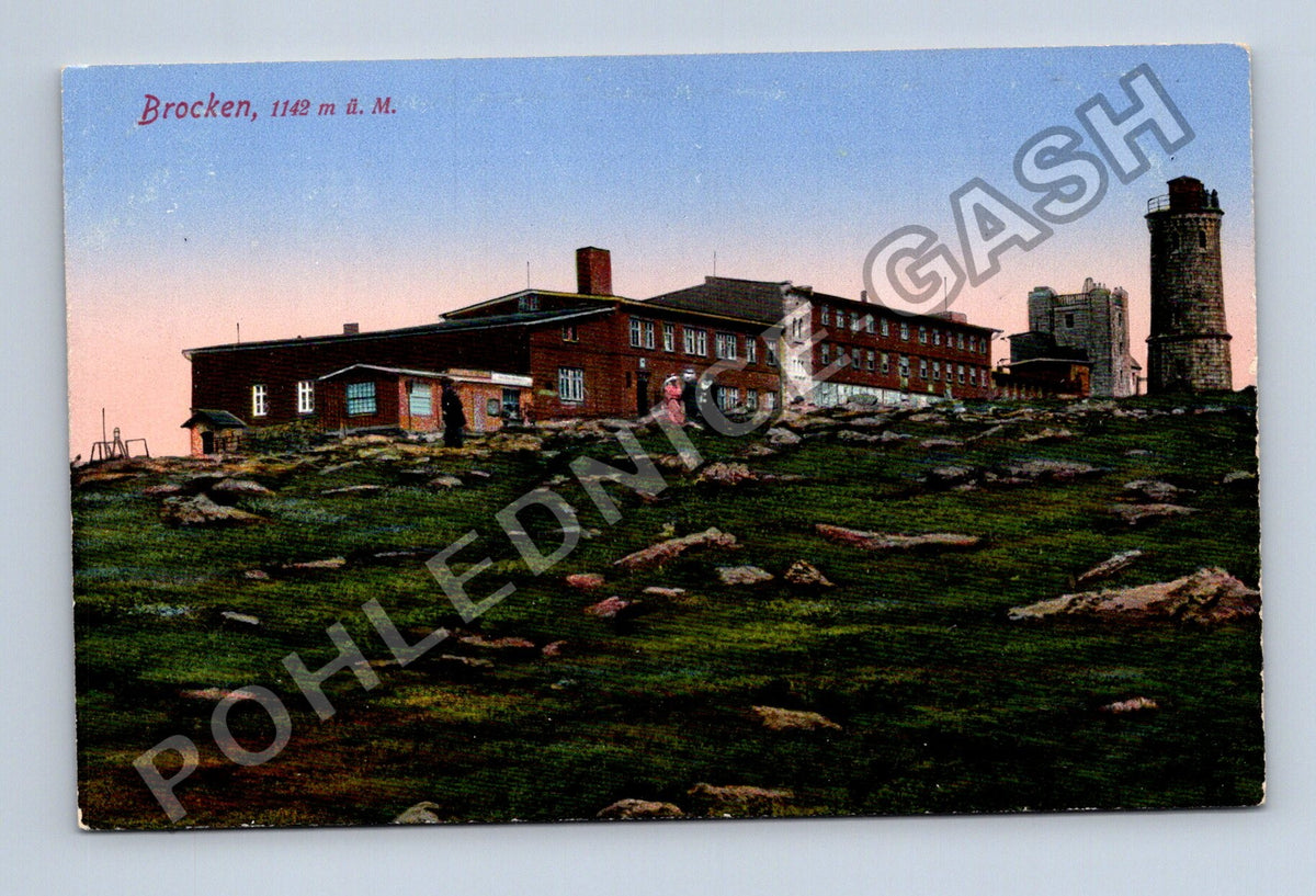 Pohlednice Německo Brocken hotel 1142 m ü M (M42449)