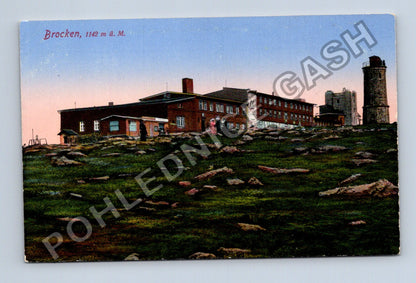 Pohlednice Německo Brocken hotel 1142 m ü M (M42449)