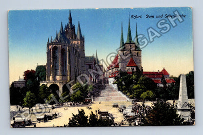 Pohlednice Německo Erfurt Dom a Severikirche (M42450)