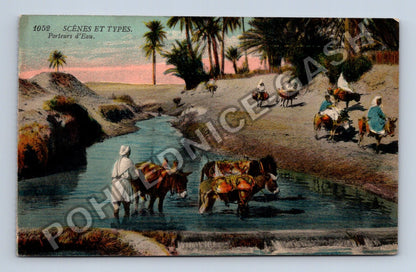 Pohlednice Afrika Scènes et Types Porteurs dEau (M42457)