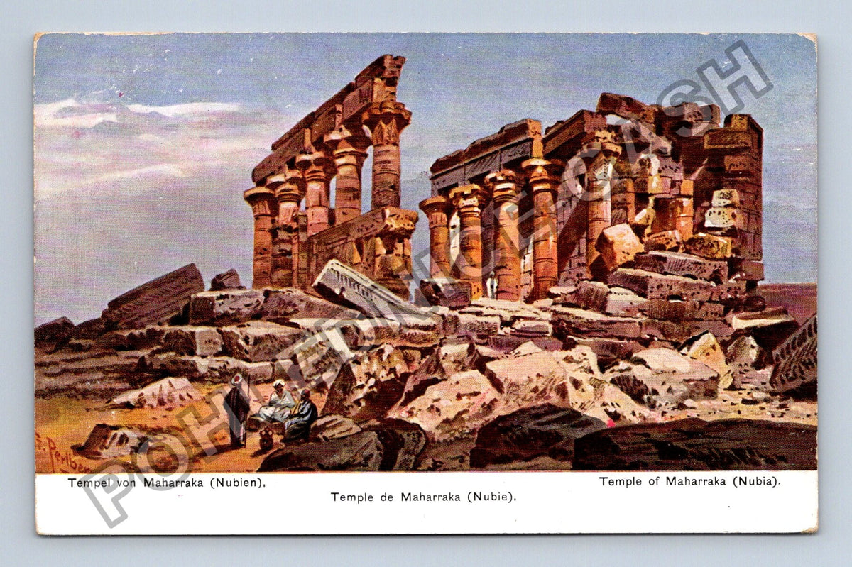 Pohlednice Egypt Nubie chrám Maharraka (M42461)