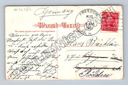Pohlednice Germany dívka s vlajkou 1907 (M42467)