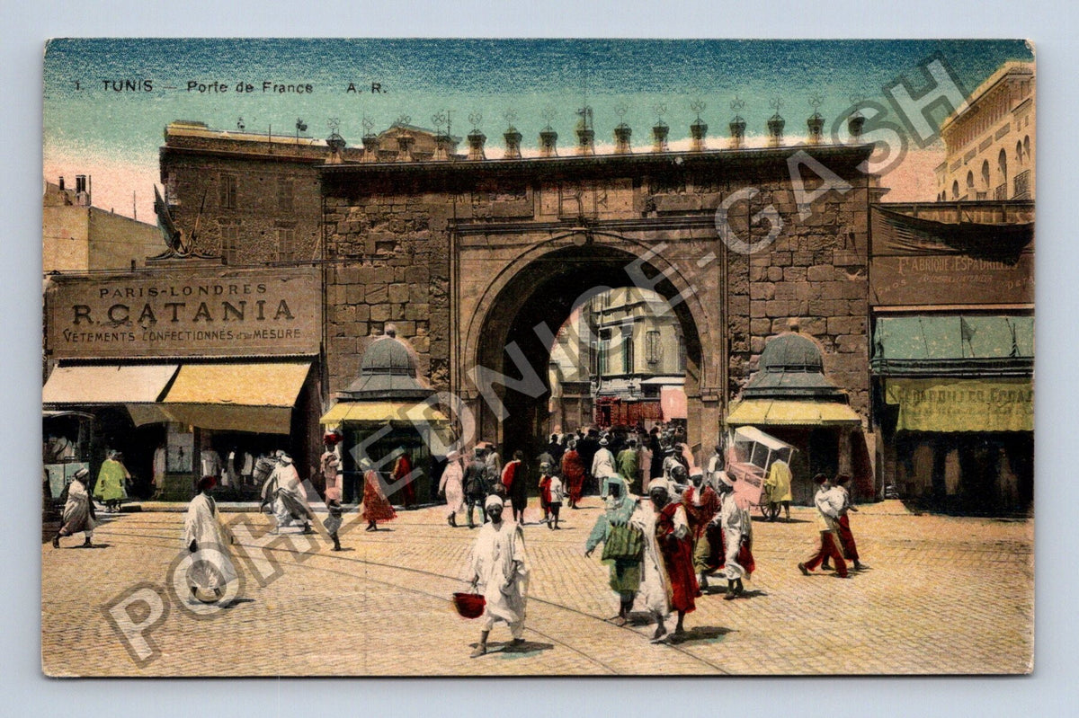 Pohlednice Tunis Porte de France 1923 (M42471)