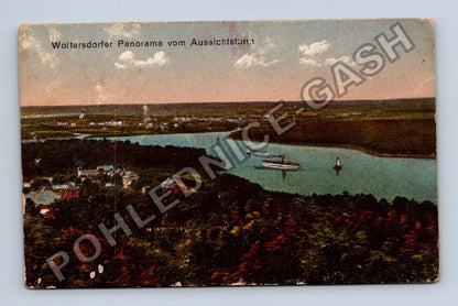 Pohlednice Německo Woltersdorf panorama vom Aussichtsturm (M42472)