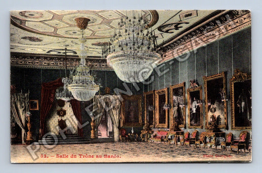 Pohlednice Tunisko Salle du Trône au Bardo (M42477)
