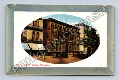Pohlednice Egypt Alexandrie Banque Ottomane (M42478)