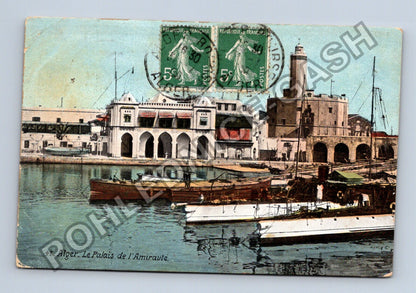 Pohlednice Alžír Le Palais de lAmirauté 1908 (M42479)