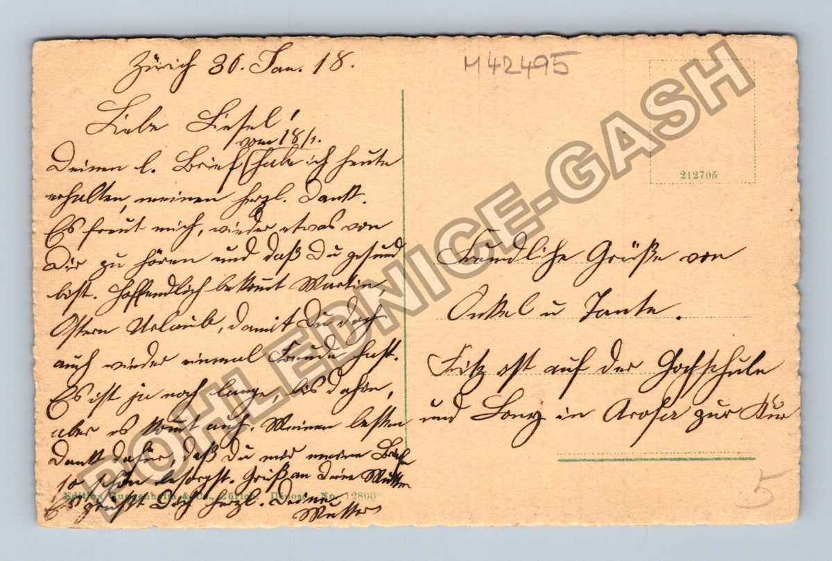 Pohlednice Švýcarsko Curych Bahnhofplatz 1918 (M42495)