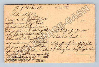 Pohlednice Švýcarsko Curych Bahnhofplatz 1918 (M42495)