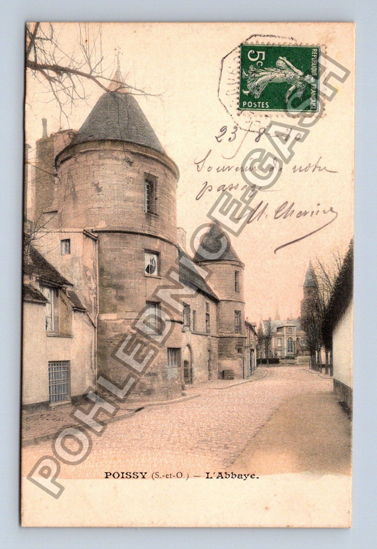 Pohlednice Francie Poissy LAbbaye 1910 (M42497)