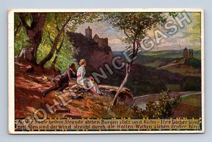 Pohlednice Německo An der Saale hellem Strande 1910 (M42498)