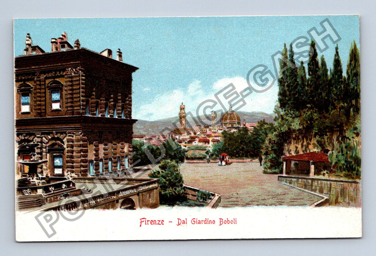 Pohlednice Itálie Florencie Dal Giardino Boboli (M42501)
