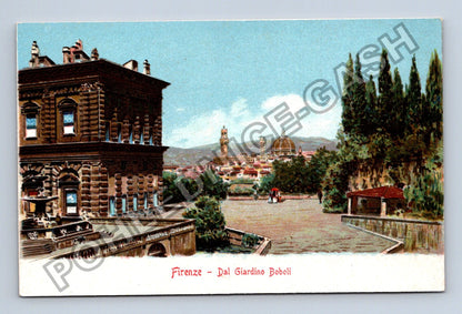 Pohlednice Itálie Florencie Dal Giardino Boboli (M42501)