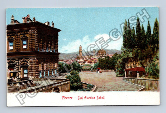 Pohlednice Itálie Florencie Dal Giardino Boboli (M42501)