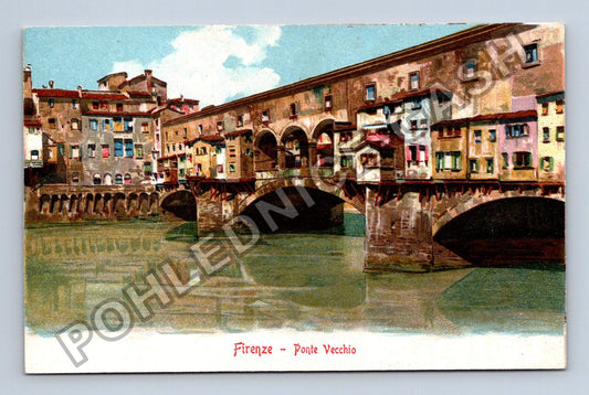 Pohlednice Itálie Firenze Ponte Vecchio (M42502)