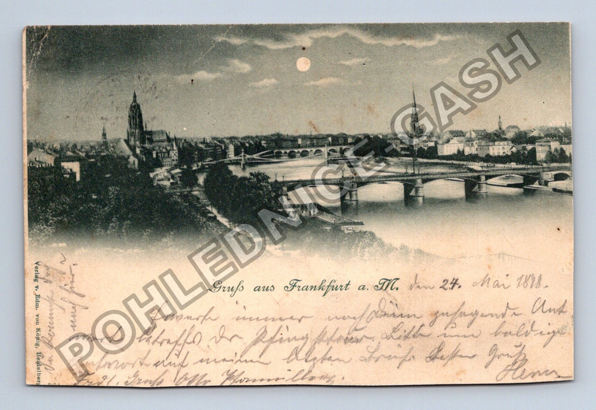 Pohlednice Německo Frankfurt nad Mohanem 1898 (M42509)