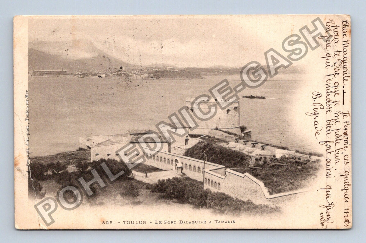 Pohlednice Francie Toulon Le Fort Balaguier Tamaris (M42516)