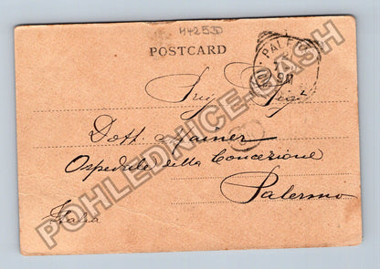 Pohlednice Egypt Suez uliční scéna 1911 (M42530)