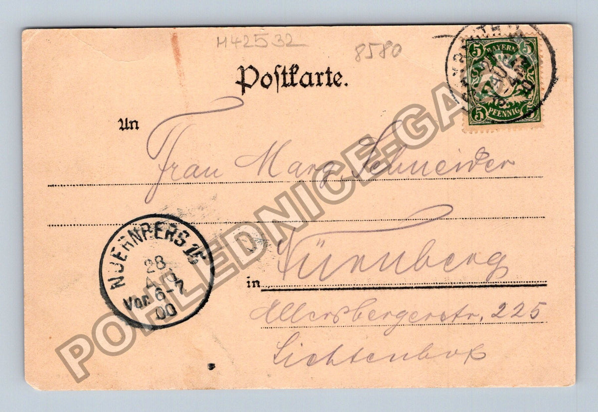 Pohlednice Německo Eremitage Bayreuth 1900 (M42532)