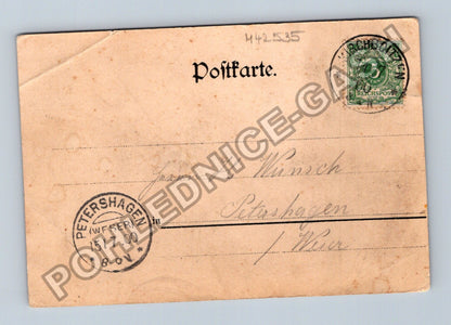 Pohlednice Německo Lüneburger Heide Spinnstube 1905 (M42535)