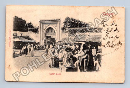 Pohlednice Maroko Tanger Outer Soko trh (M42537)