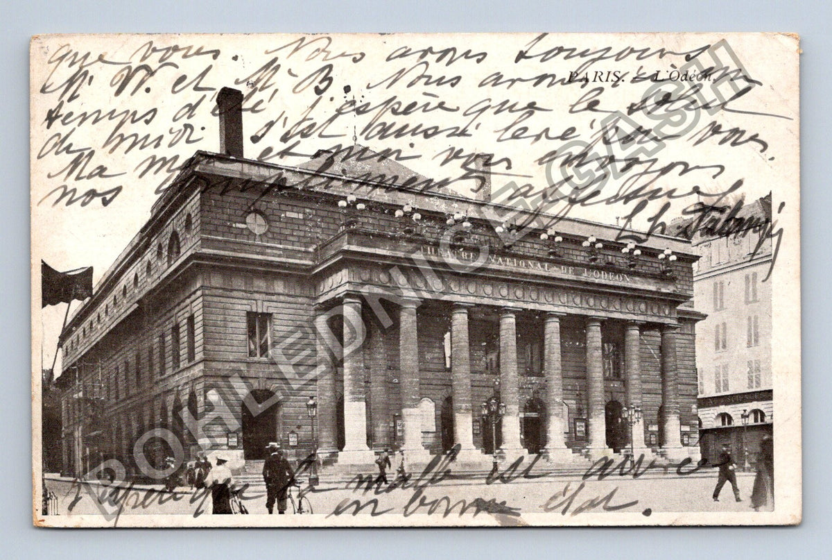 Pohlednice Francie Paříž Théâtre National de lOdéon (M42542)