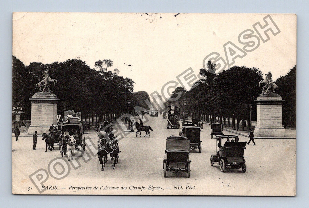 Pohlednice Francie Paříž Avenue des Champs-Élysées 1910 (M42544)
