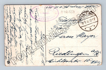 Pohlednice Rakousko horská krajina rozkvetlé stromy 1914 (M42554)