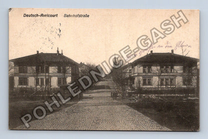 Pohlednice Deutsch-Avricourt Bahnhofstraße (M42555)