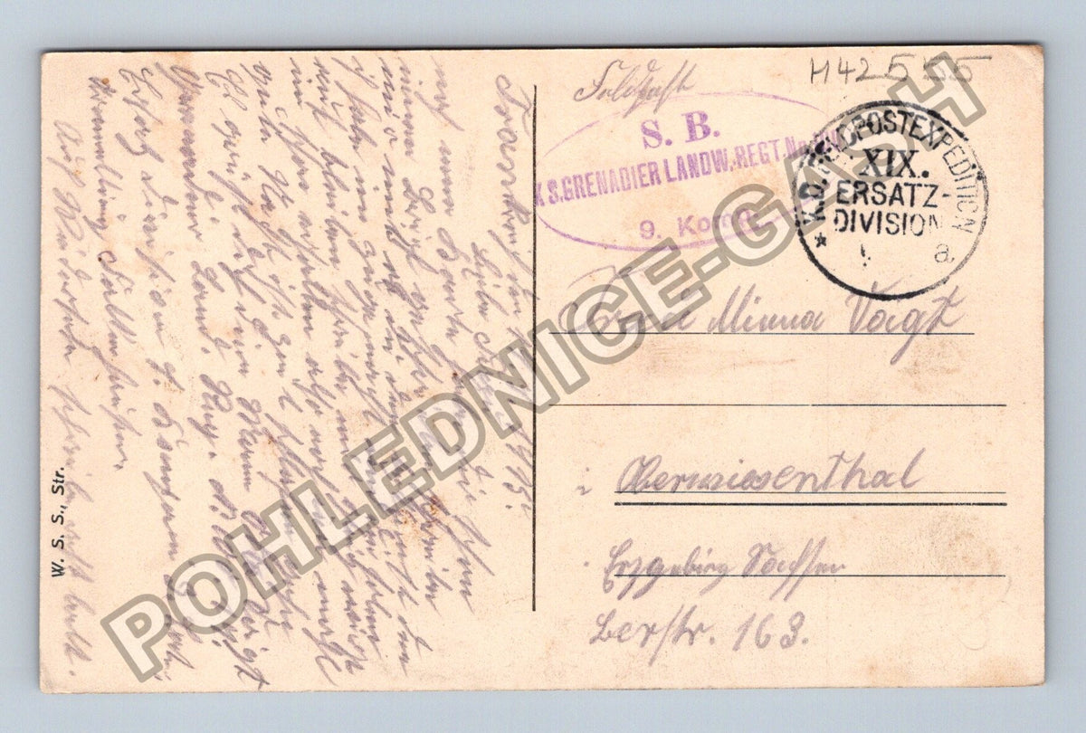 Pohlednice Deutsch-Avricourt Bahnhofstraße (M42555)