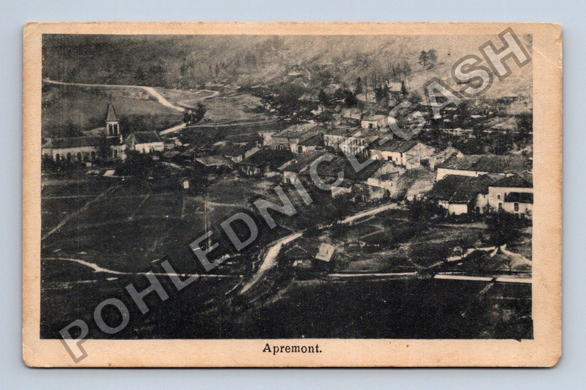 Pohlednice Apremont letecký pohled 1910-1920 (M42560)