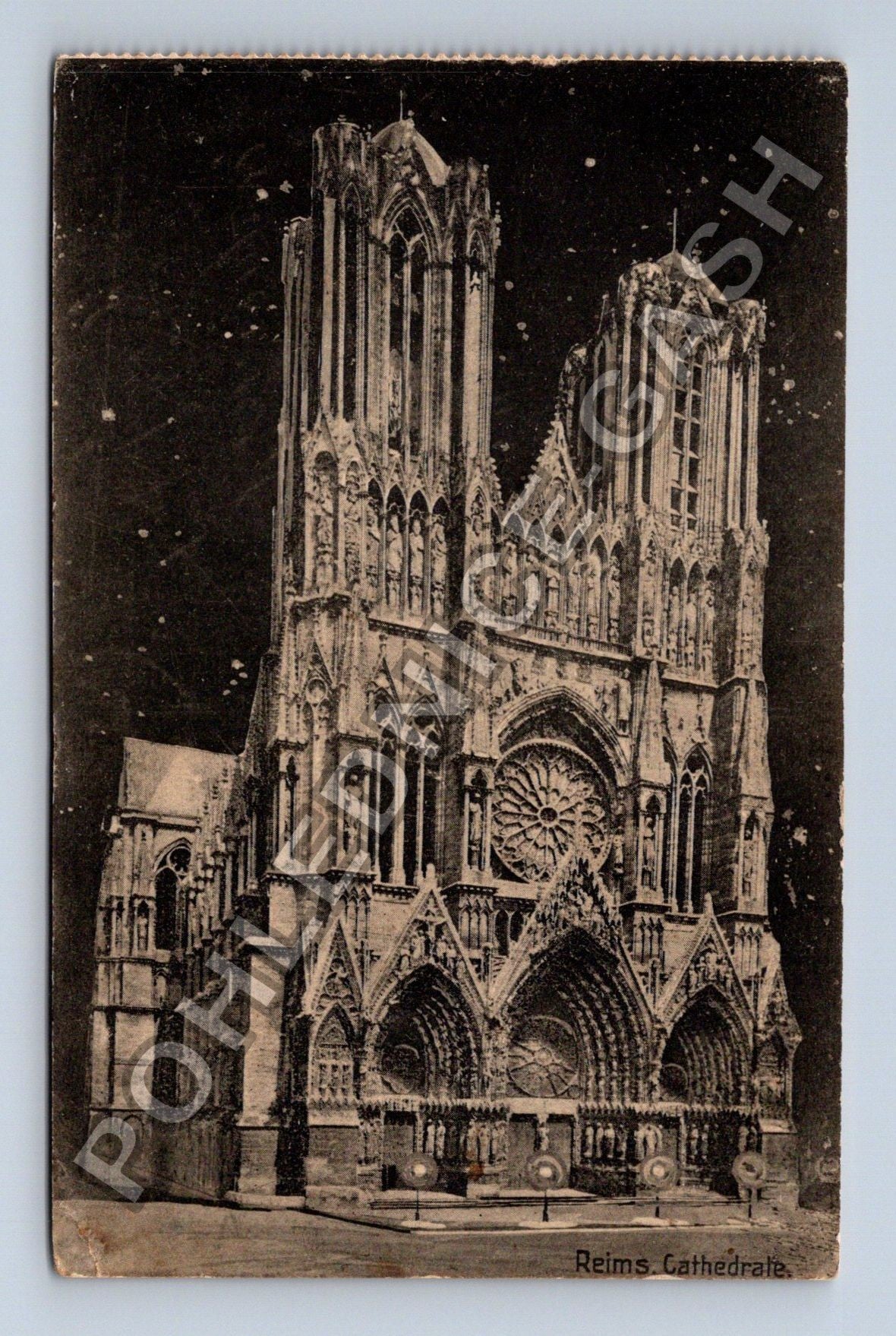 Pohlednice Francie Reims Cathedral 1911 (M42562)