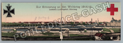 Pohlednice Nürnberg Lazarett Ludwigfeld 1914/16 (M42568)