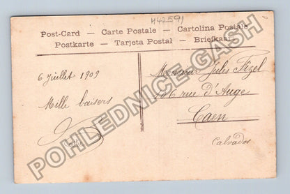 Pohlednice Francie Heureux Anniversaire 1909 (M42591)