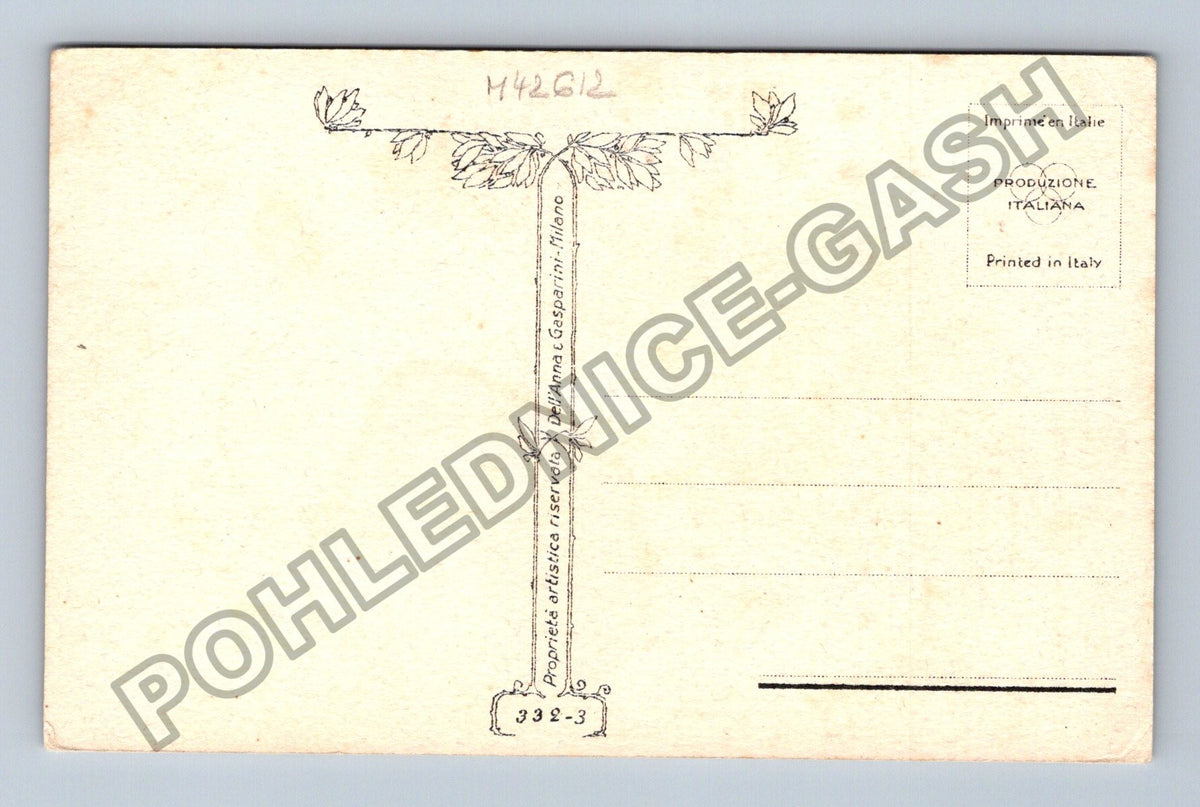 Pohlednice Itálie žena s jmelím T Corbelli (M42612)