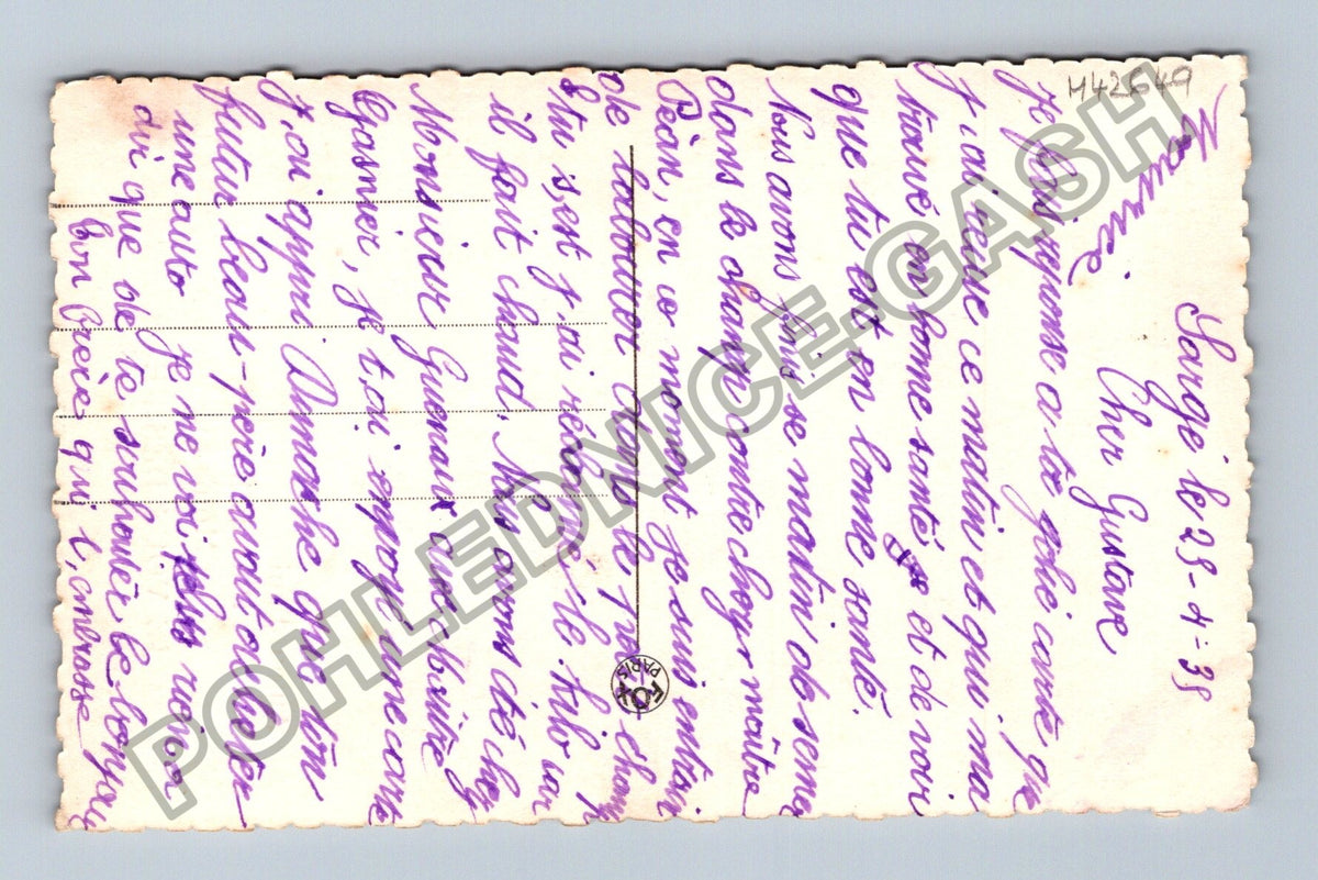 Pohlednice Francie milostný motiv 1935 (M42649)
