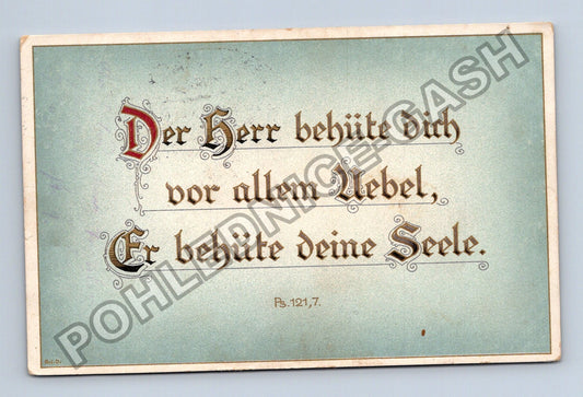 Pohlednice Der Herr behüte dich vor allem Uebel (M42685)