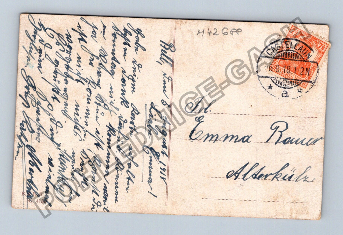 Pohlednice Německo Daheim im stillen Hause 1918 (M42688)