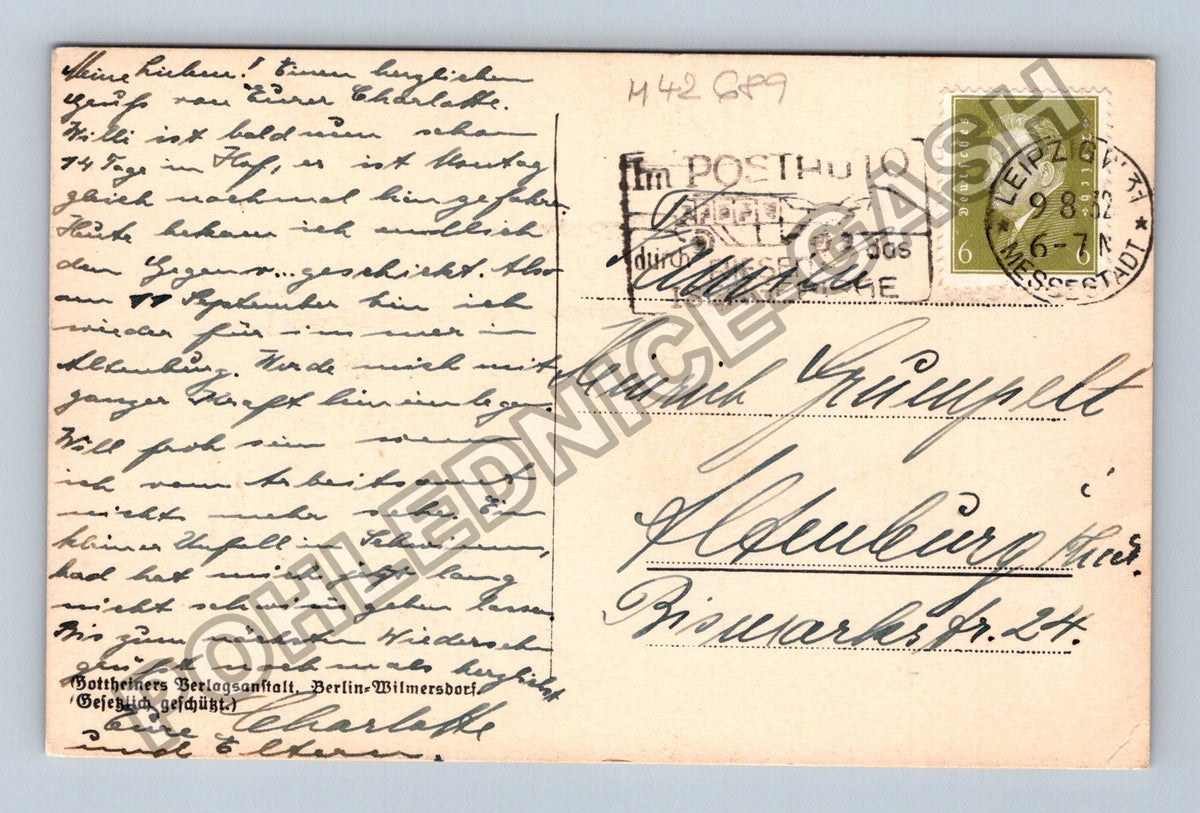 Pohlednice Německo Sei heiter! Max Gottheiner 1908 (M42689)