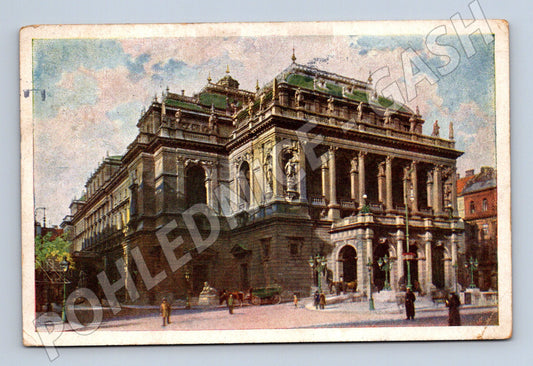Pohlednice Budapešť Královská opera kolorovaná (M4269)