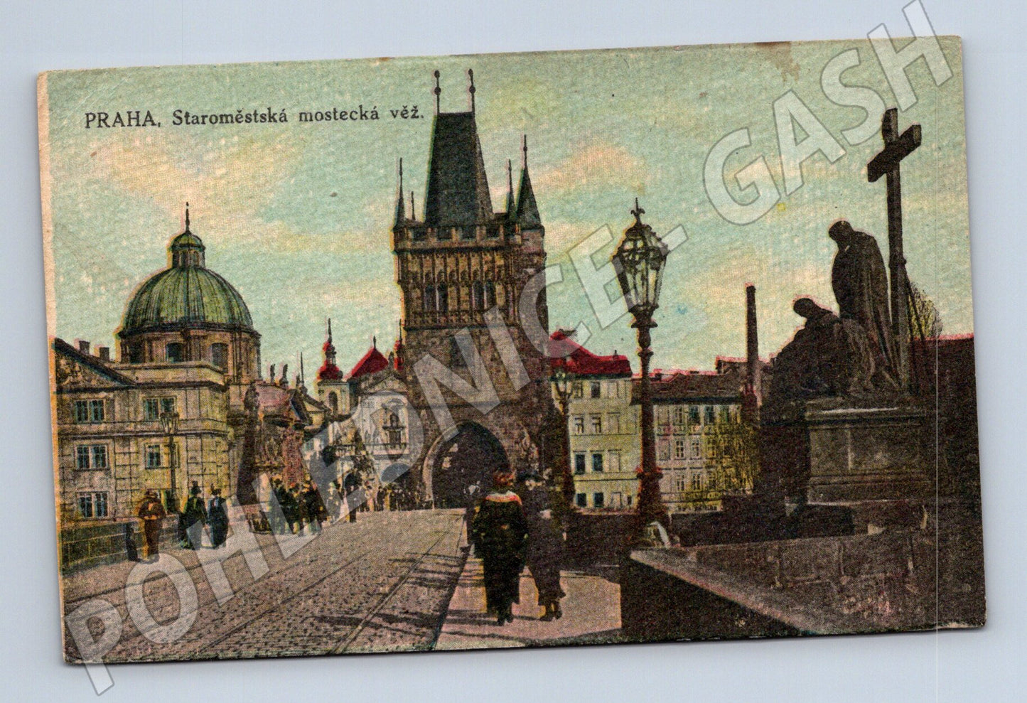 Pohlednice Praha Staroměstská mostecká věž historická (M4270)