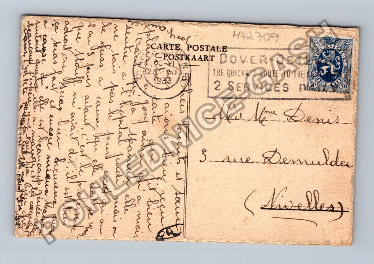 Pohlednice Francie dívka s yoyem 1933 (M42709)