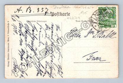 Pohlednice Rakousko Frohe Pfingsten malba (M42711)
