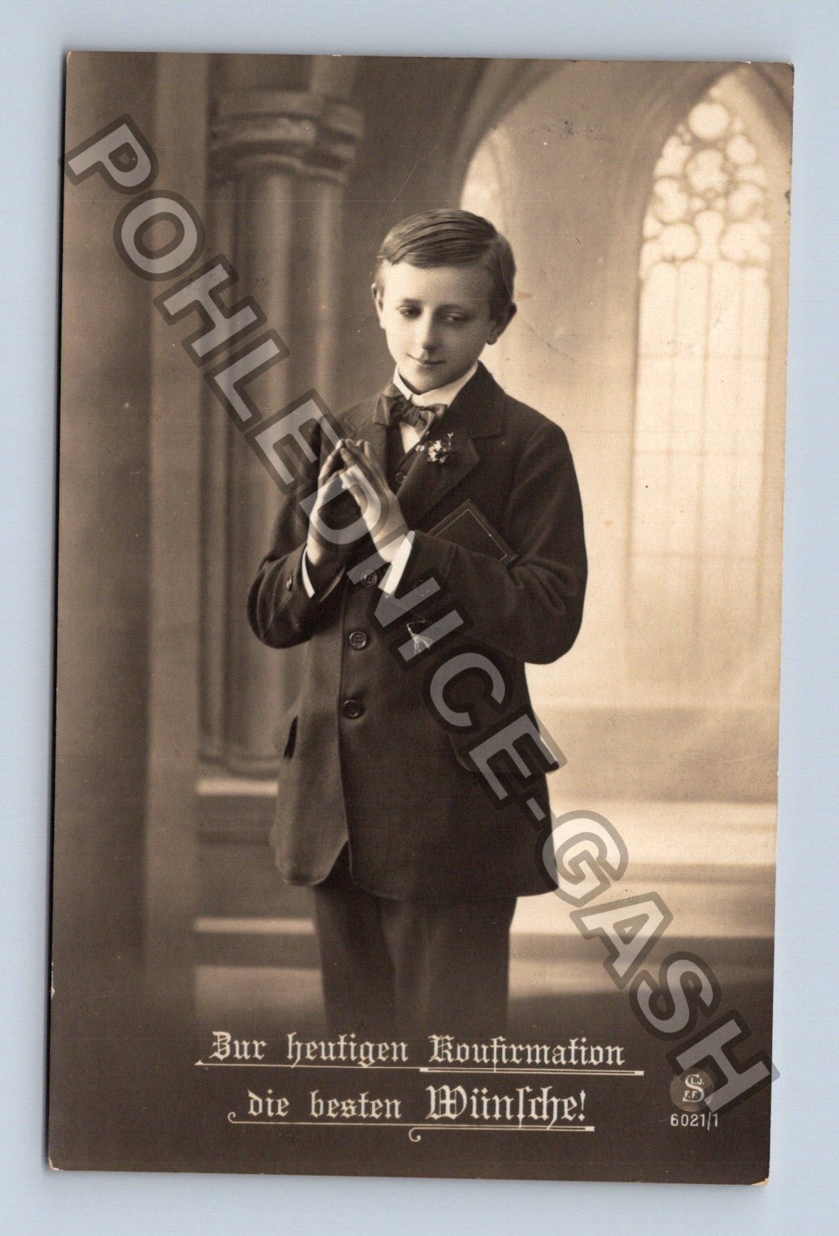 Pohlednice Německo konfirmace chlapec 1913 (M42717)