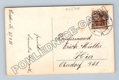 Pohlednice Německo konfirmace chlapec 1915 (M42718)
