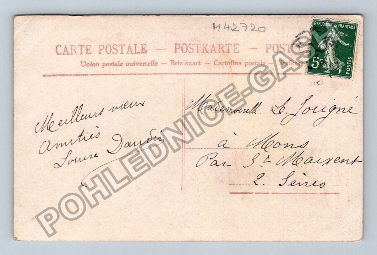 Pohlednice Francie květiny Bonne Année (M42720)