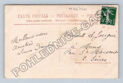 Pohlednice Francie květiny Bonne Année (M42720)