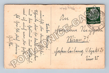 Pohlednice Německo Květiny váza u okna Pfingstgruß (M42746)