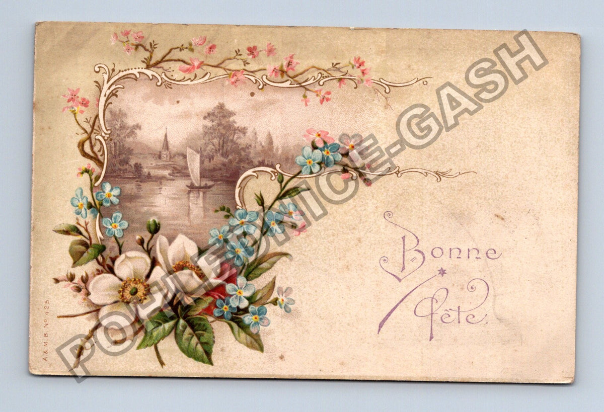 Pohlednice Francie Bonne Fete 1908 (M42758)
