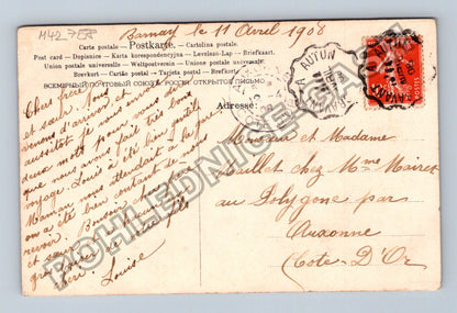 Pohlednice Francie Bonne Fete 1908 (M42758)